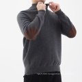 2020 OEM military sweater 12GG wool blend anti-pilling 1/2 zip army knit uniform winter thick jumper pullover for male